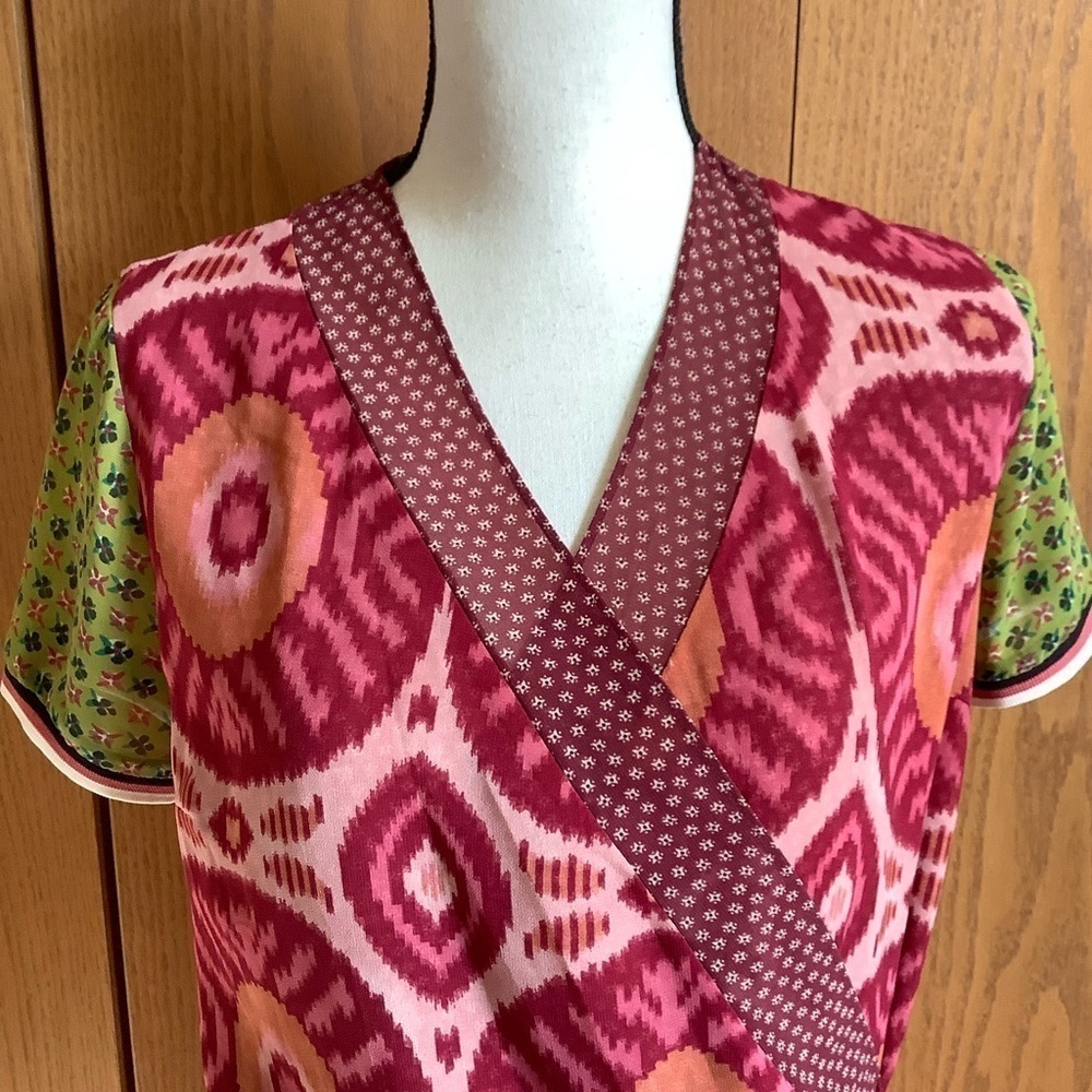 Scotch & Soda Colorful Patterned Block Wrap Kimon… - image 3